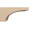 Ekena Millwork 9"W x 18"D x 9"H Wide Huntington Rough Cedar Woodgrain TimberThane Corbel, Primed Tan CORUR09X18X09HUNRCPR - alternate 3